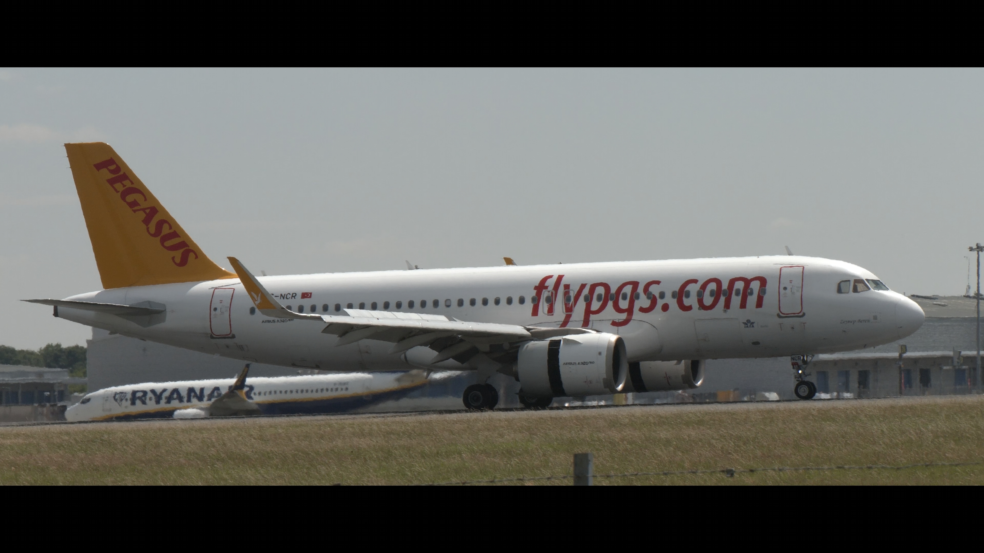 Pegasus A320neo Landing at Stansted